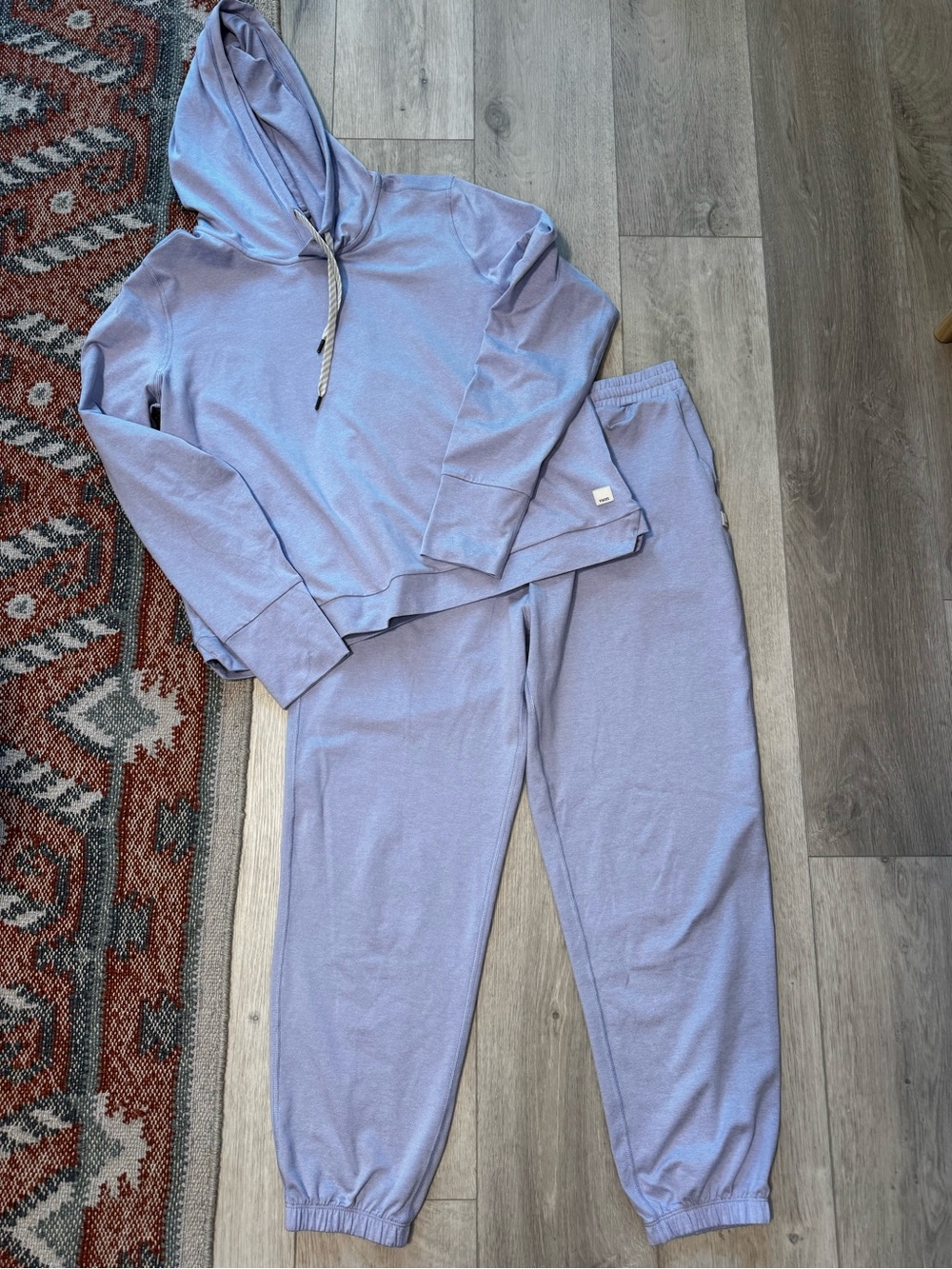 Vuori Halo Lilac Hoodie & Joggers Set